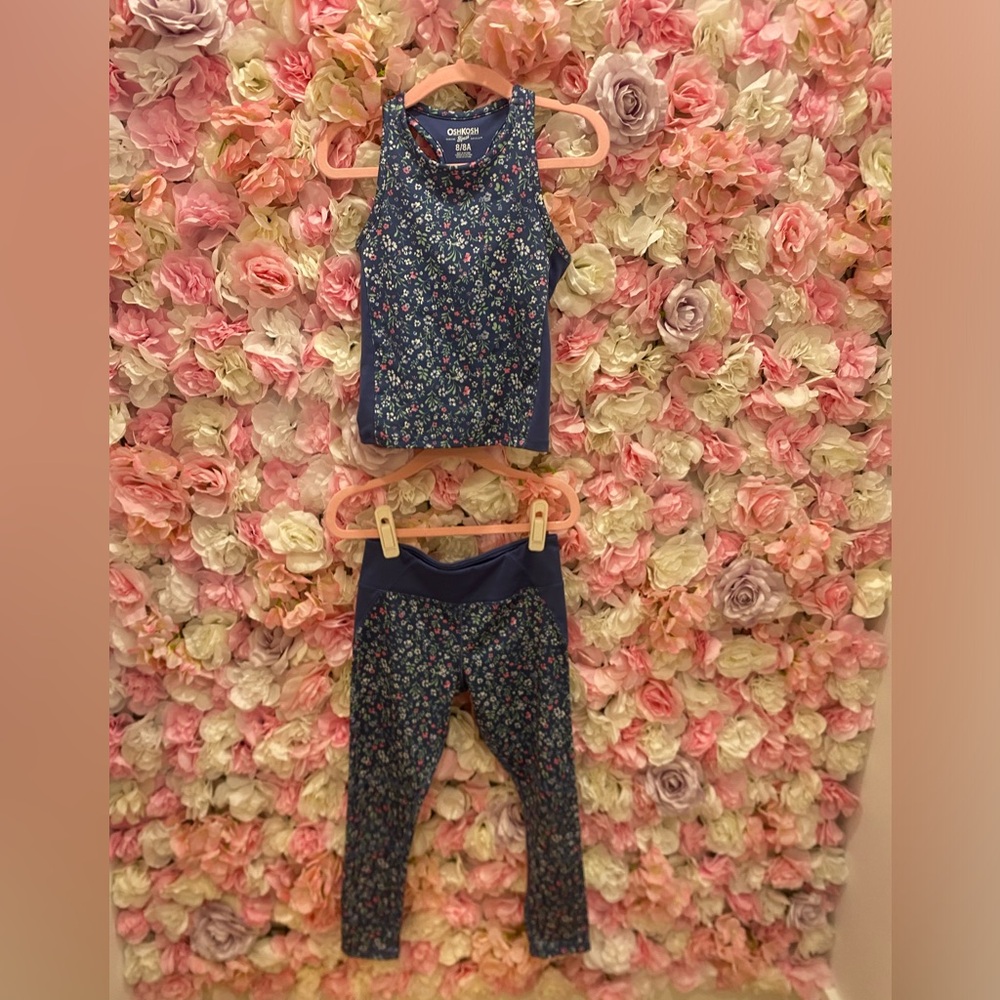 OshKosh B'gosh Blue Speckled Matching Set